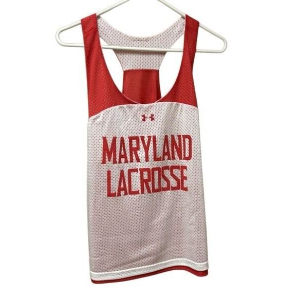 University Of Maryland Lacrosse Women’s Size Large Reversible Mesh Jersey - Picture 4 of 8